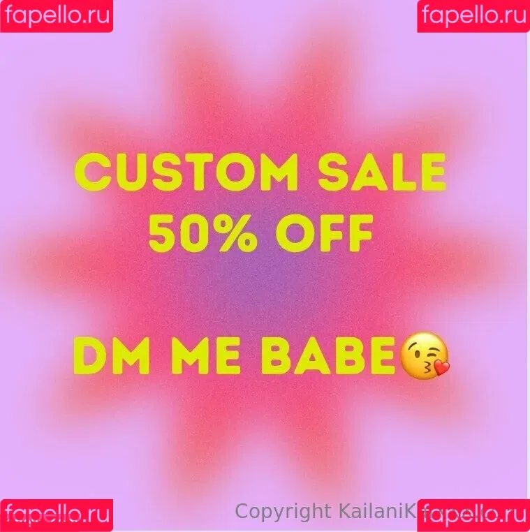 kailanikaixxx Onlyfans Photo Gallery 