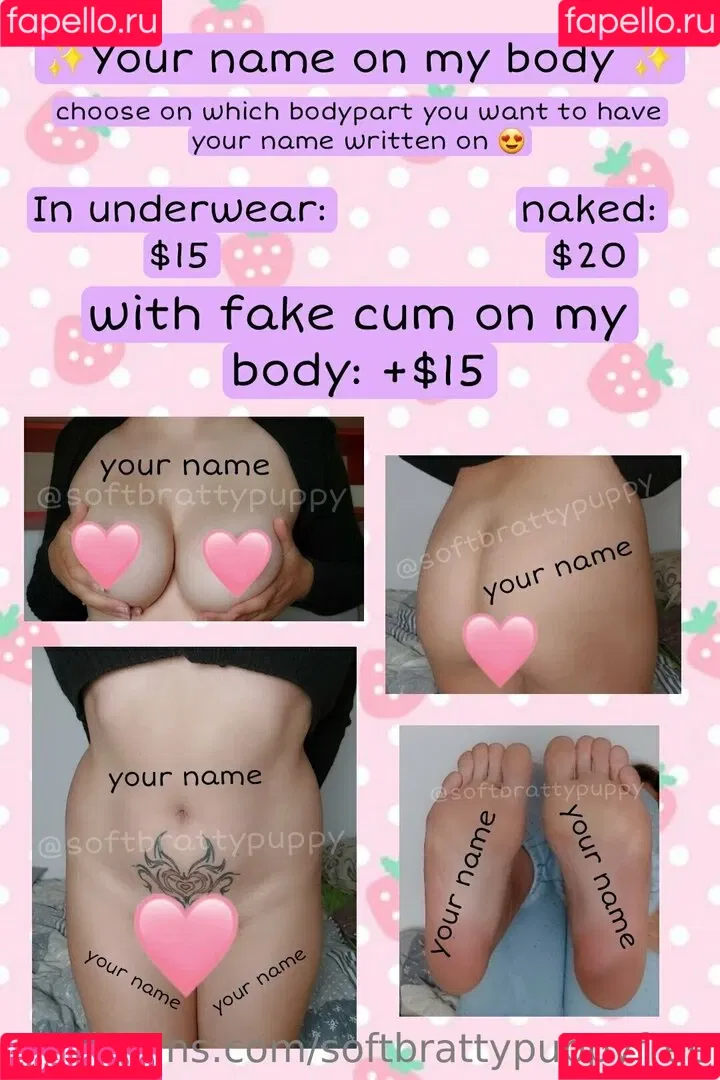 softbrattypuppyfree Onlyfans Photo Gallery 