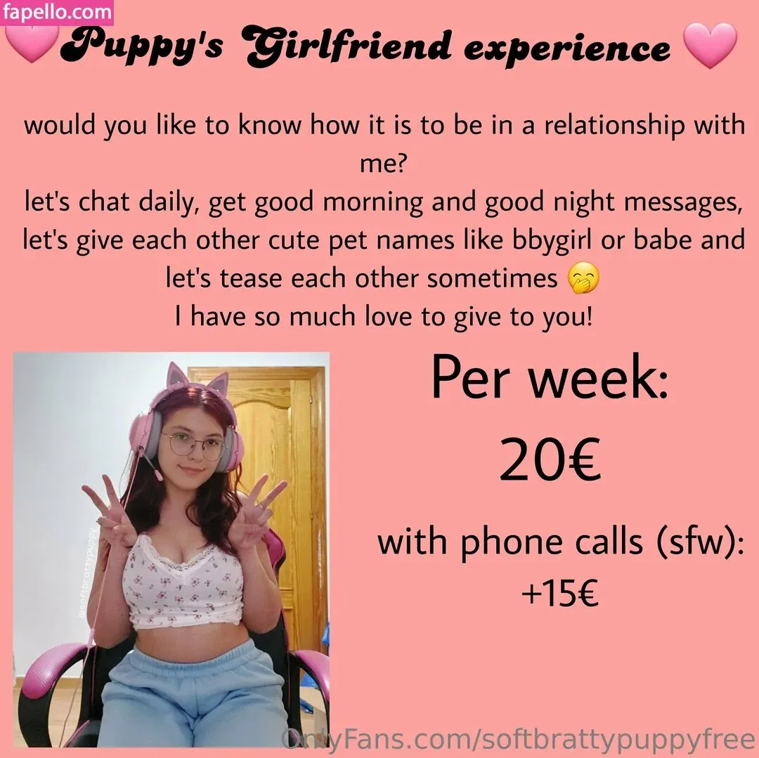 softbrattypuppyfree Onlyfans Photo Gallery 