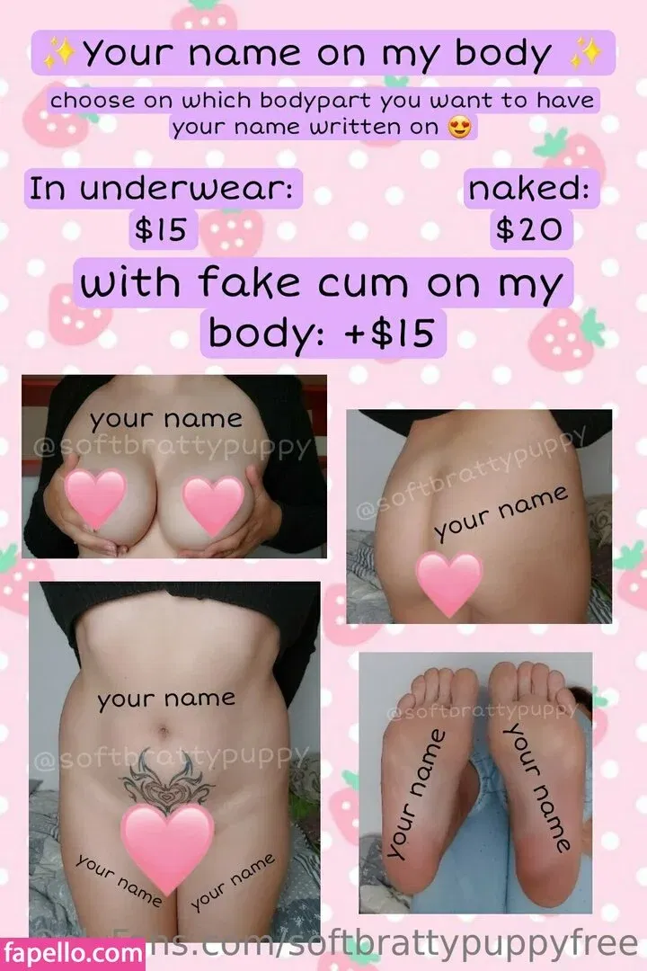 softbrattypuppyfree Onlyfans Photo Gallery 