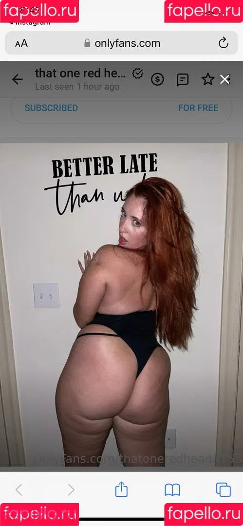 thatoneredhead0153 Onlyfans Photo Gallery 