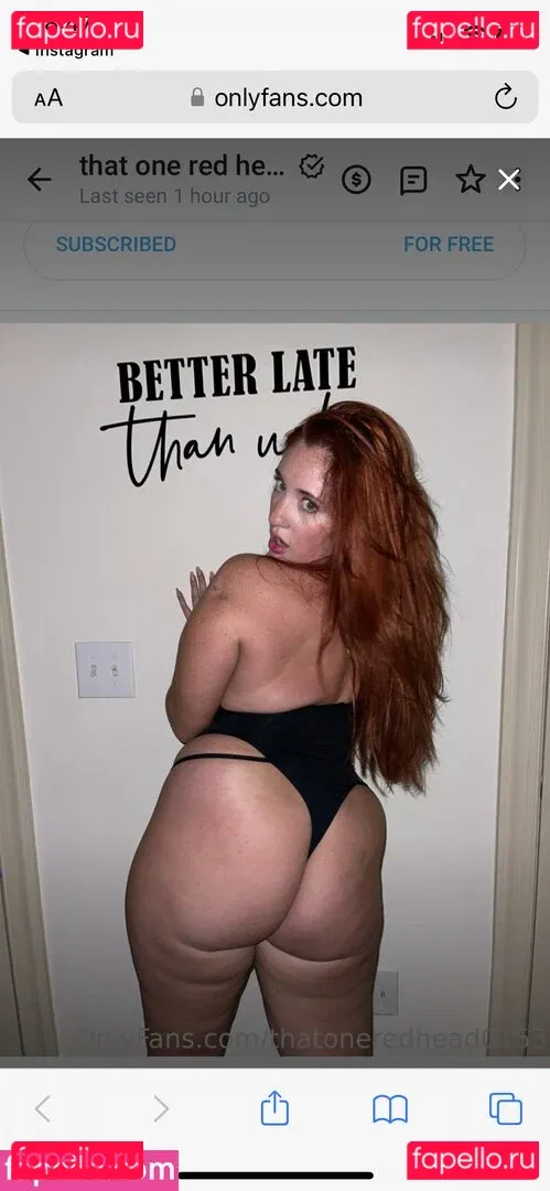 thatoneredhead0153 Onlyfans Photo Gallery 