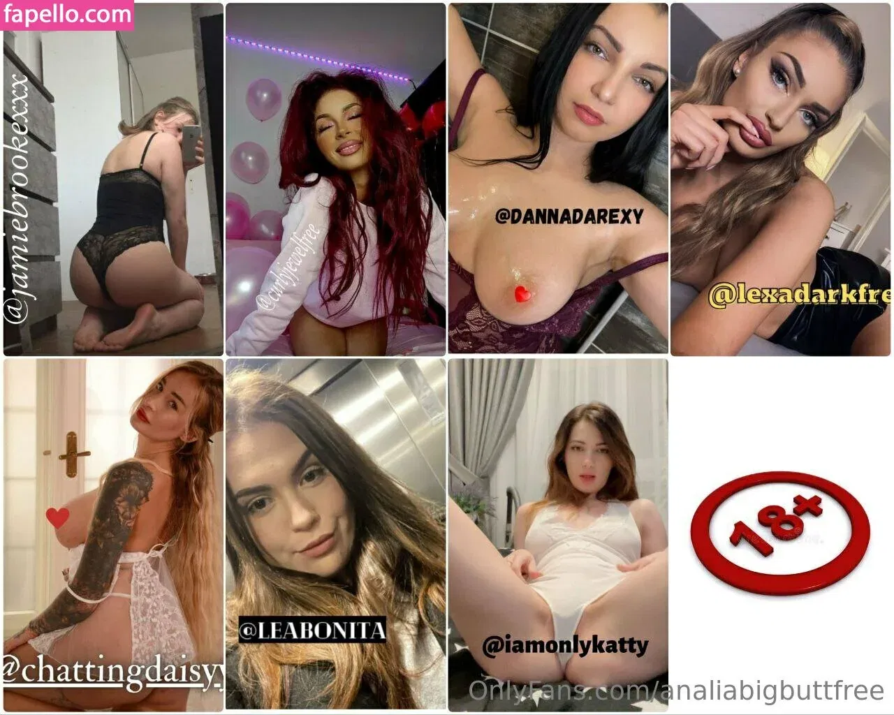 analiabigbuttfree Onlyfans Photo Gallery 