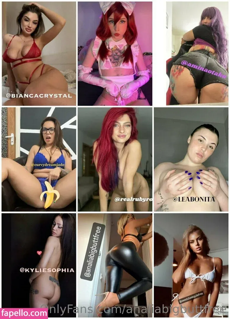 analiabigbuttfree Onlyfans Photo Gallery 