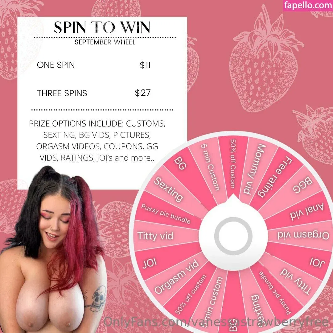 vanessastrawberryfree Onlyfans Photo Gallery 