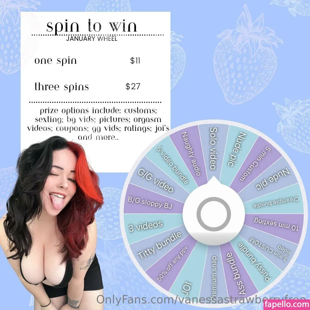 vanessastrawberryfree Onlyfans Photo Gallery 