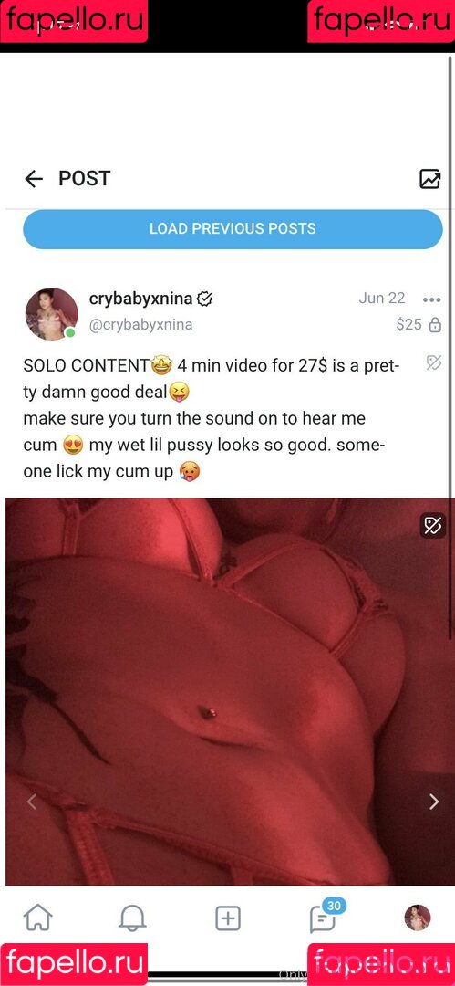 Crybabyxnina Onlyfans Photo Gallery 