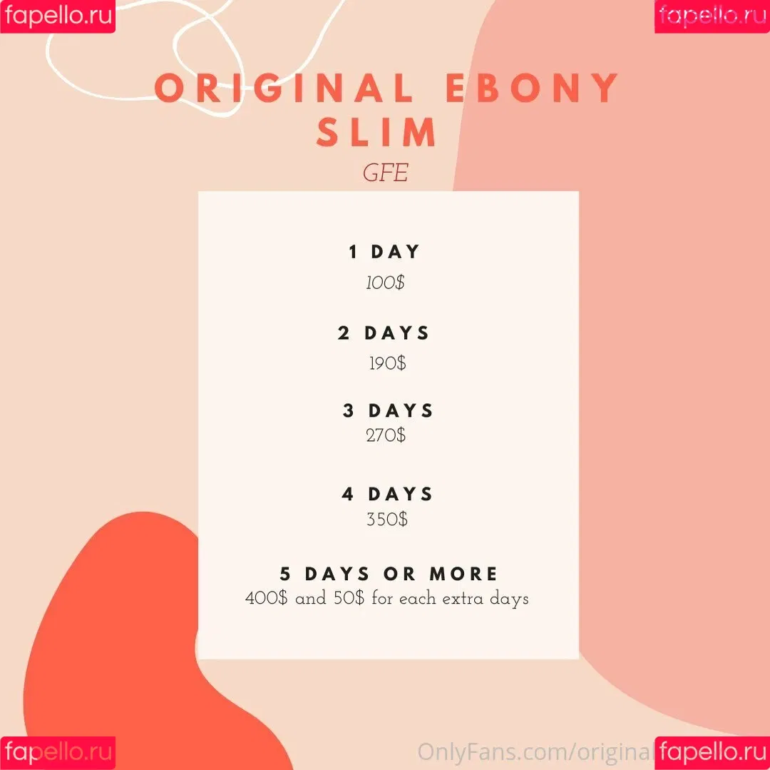 originalebonyslim Onlyfans Photo Gallery 