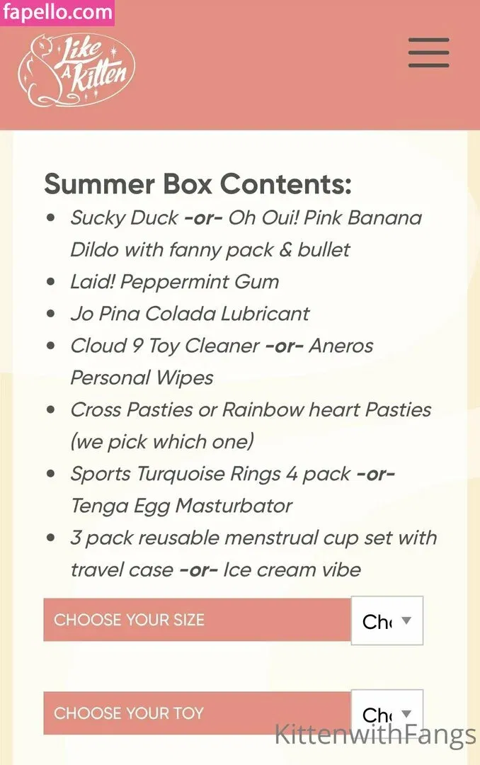 kittenwithfangsfree Onlyfans Photo Gallery 