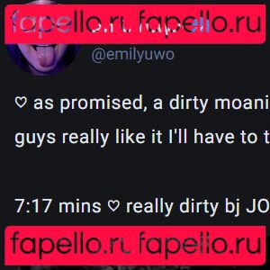 Emilyuwo Nude Onlyfans Photo 17