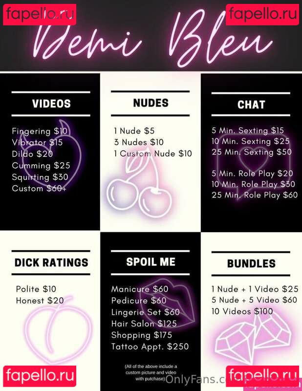 Demi Bleu Nude Onlyfans Photo 46