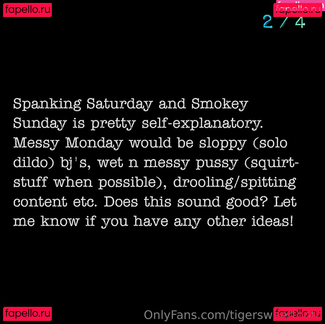 tigersweettooth Nude Onlyfans Photo 7