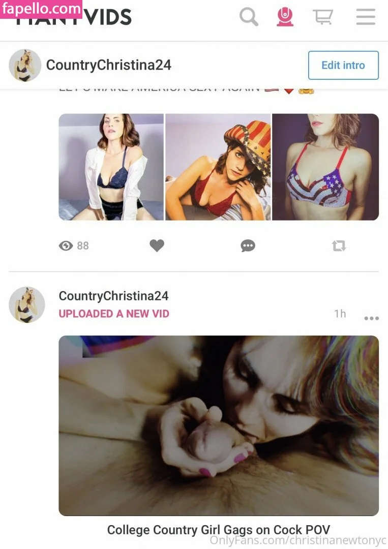 Country Christina Onlyfans Photo Gallery 