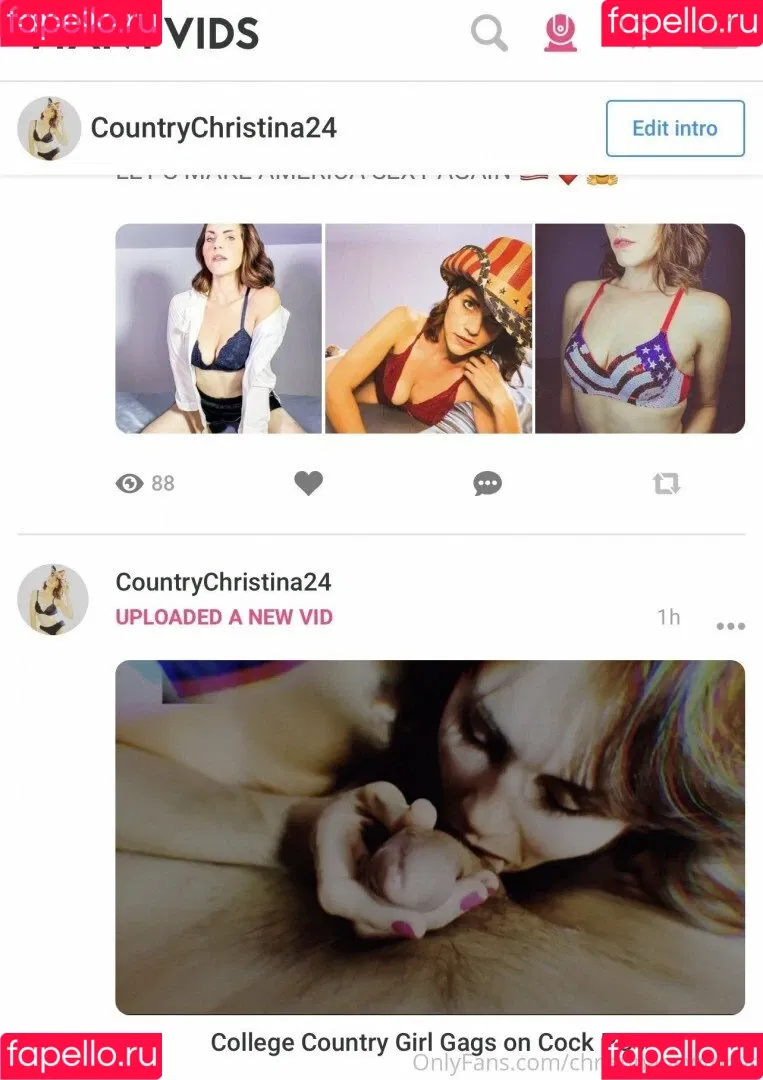 Country Christina Onlyfans Photo Gallery 