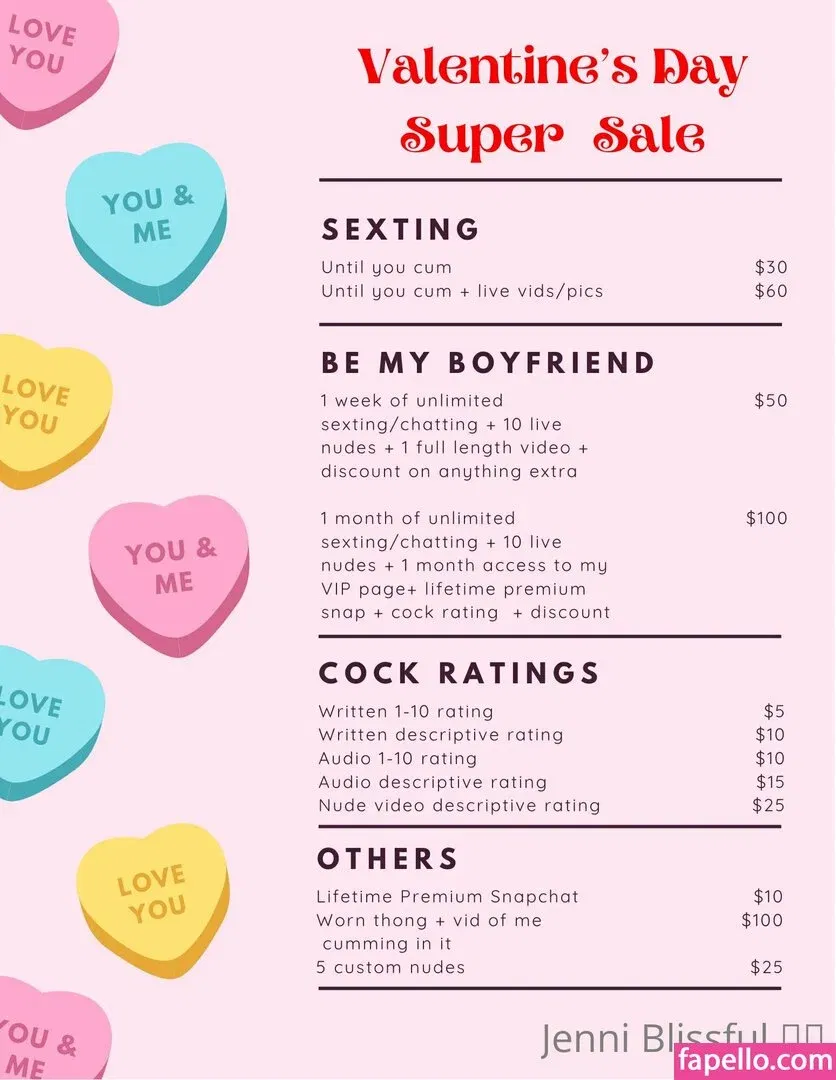 jenniblissful Onlyfans Photo Gallery 