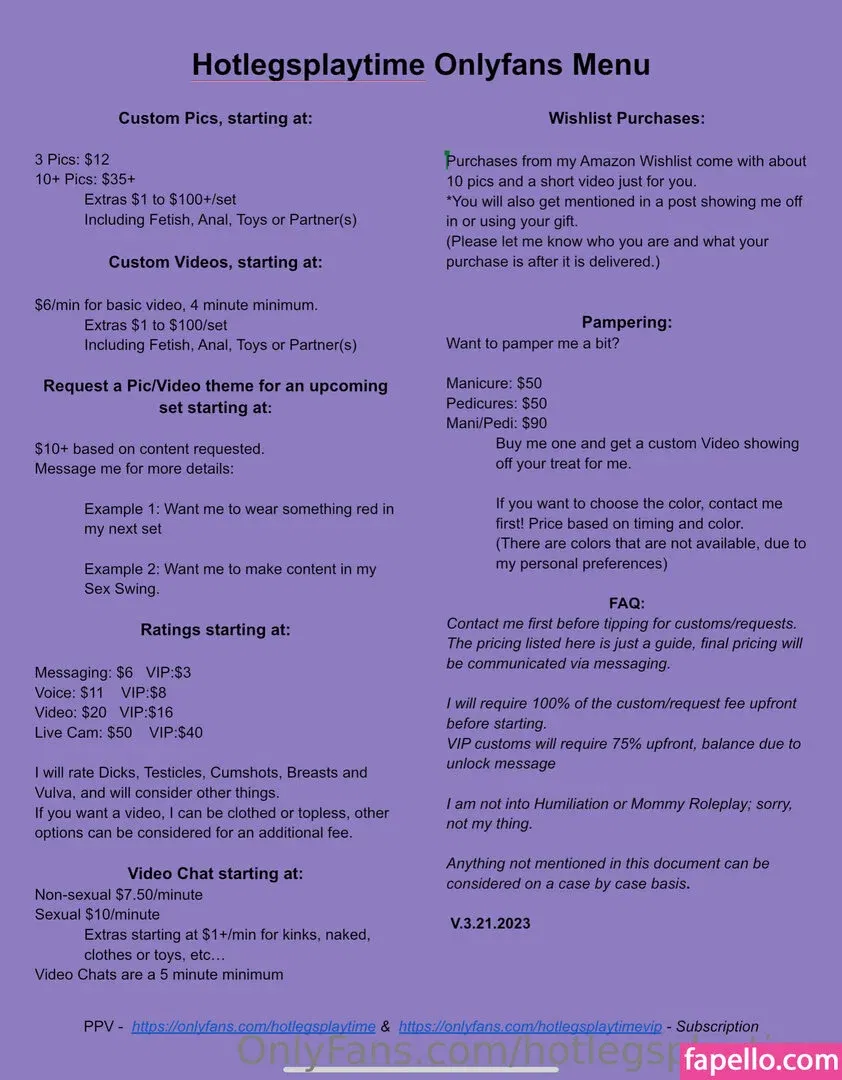 hotlegsplaytime Onlyfans Photo Gallery 