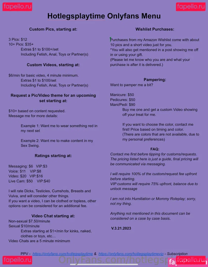 hotlegsplaytime Onlyfans Photo Gallery 