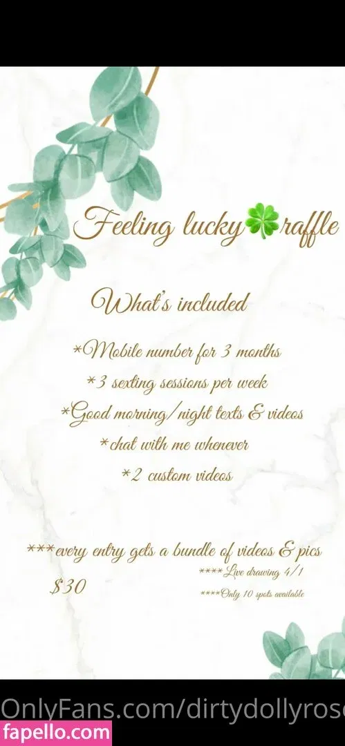 dirtydollyrose Onlyfans Photo Gallery 