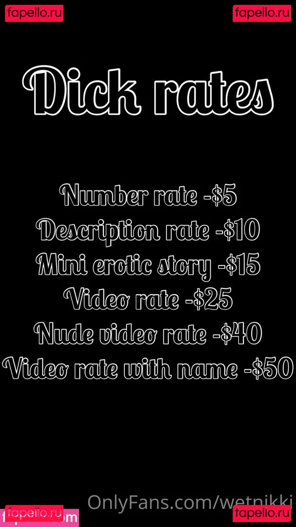 wetnikki Onlyfans Photo Gallery 