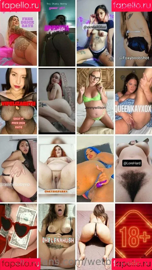 wetbigpussy Onlyfans Photo Gallery 