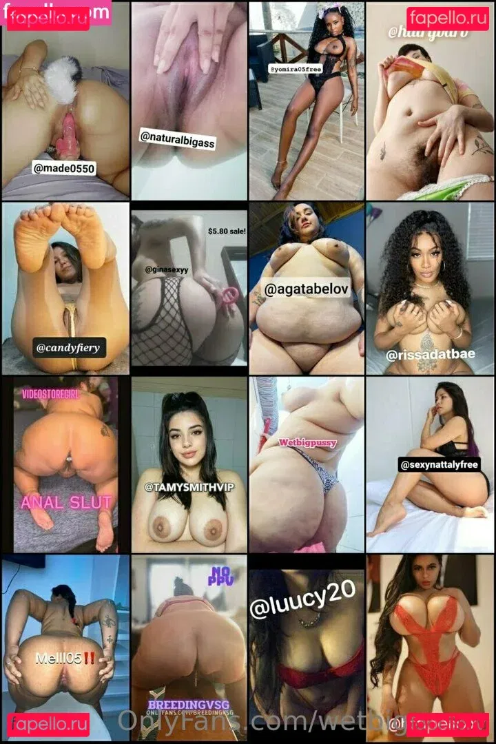 wetbigpussy Onlyfans Photo Gallery 