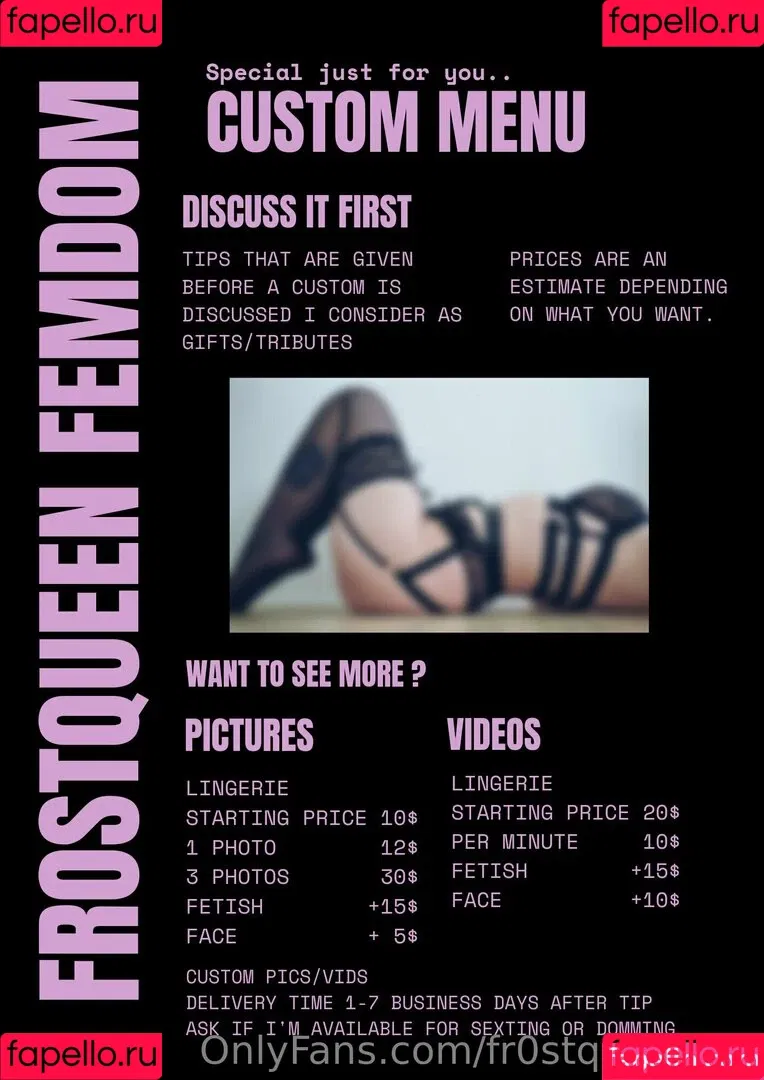 fr0stqueenvip Onlyfans Photo Gallery 