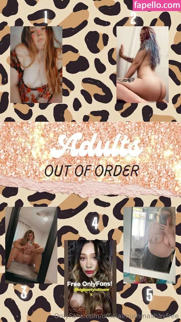 officialmummashayfree Onlyfans Photo Gallery 