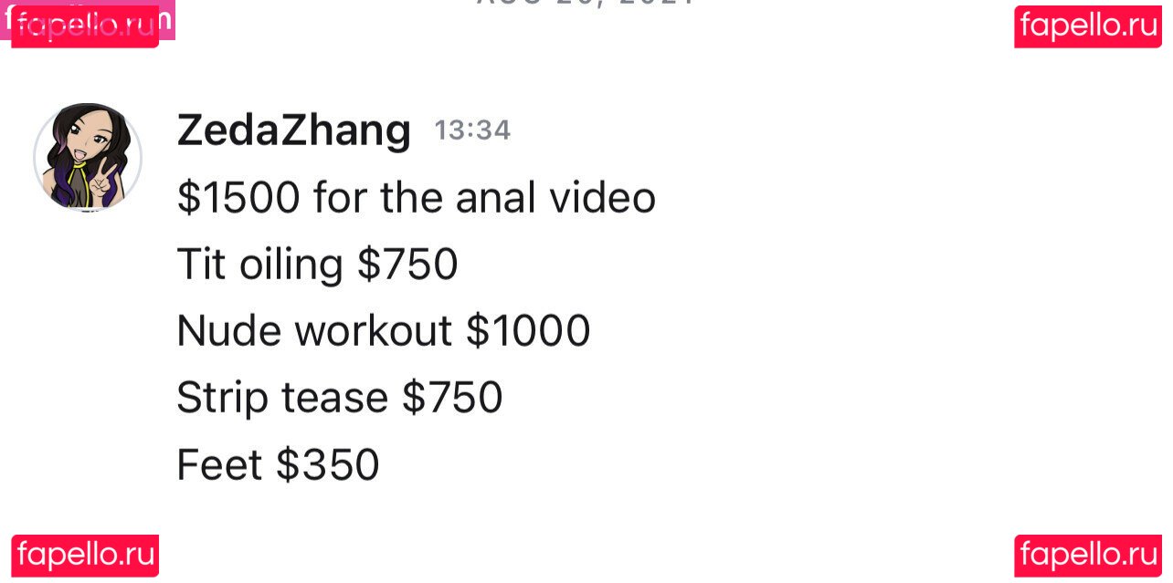 Zeda Zhang Nude Onlyfans Photo 27