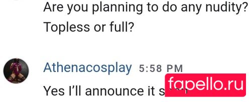 Athena Cosplay Onlyfans Photo Gallery 