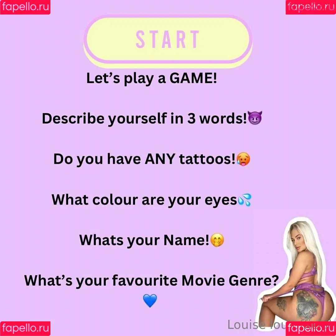 louiselou Onlyfans Photo Gallery 