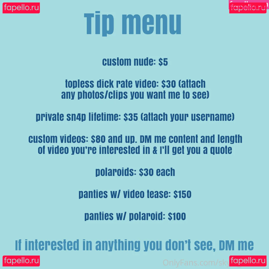 SkyHighSierra Onlyfans Photo Gallery 