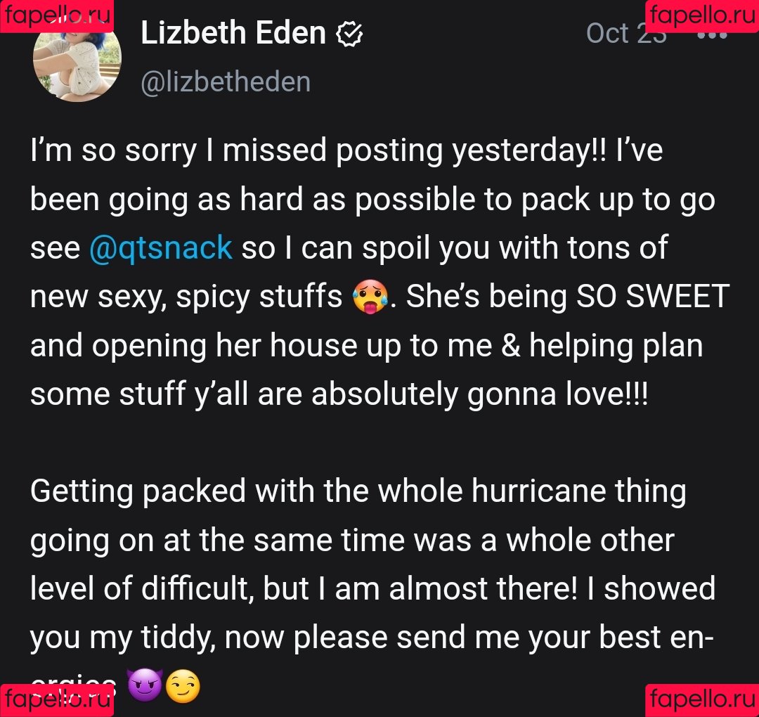Lizbeth Eden Onlyfans Photo Gallery 