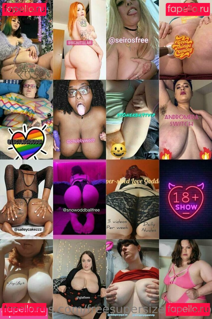 freesupersizedlovegoddes Nude Onlyfans Photo 25