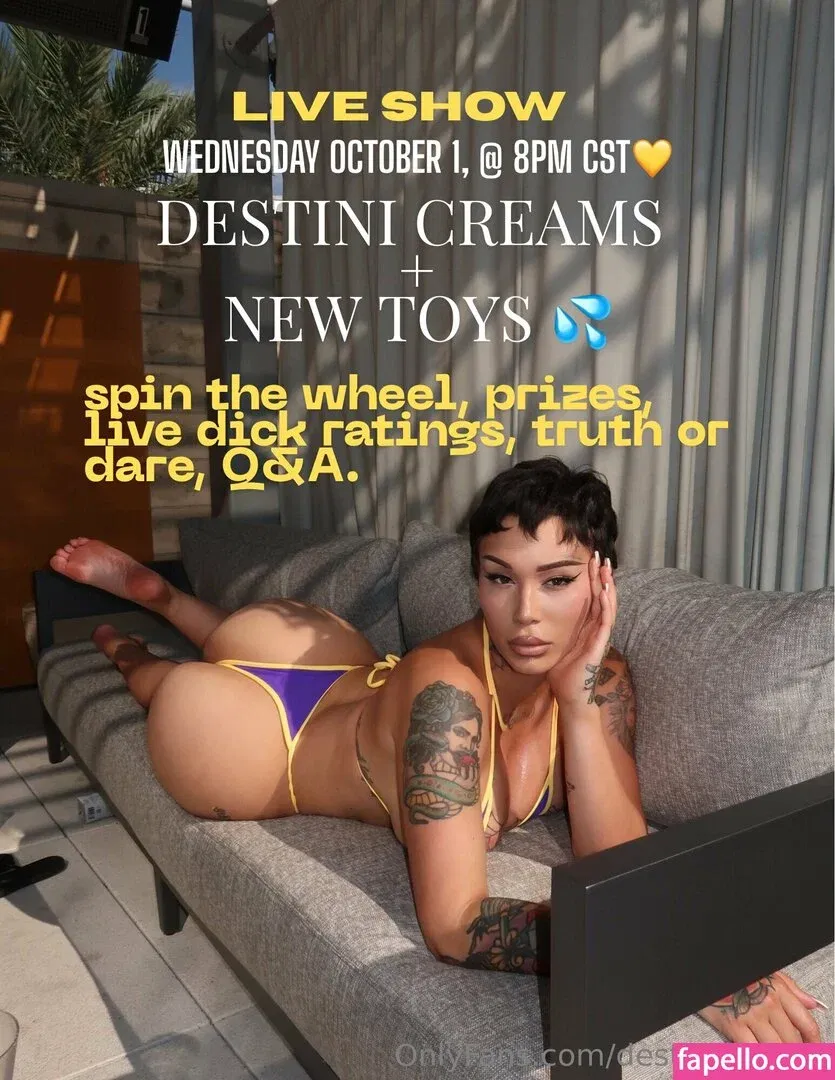 destinicreams Onlyfans Photo Gallery 