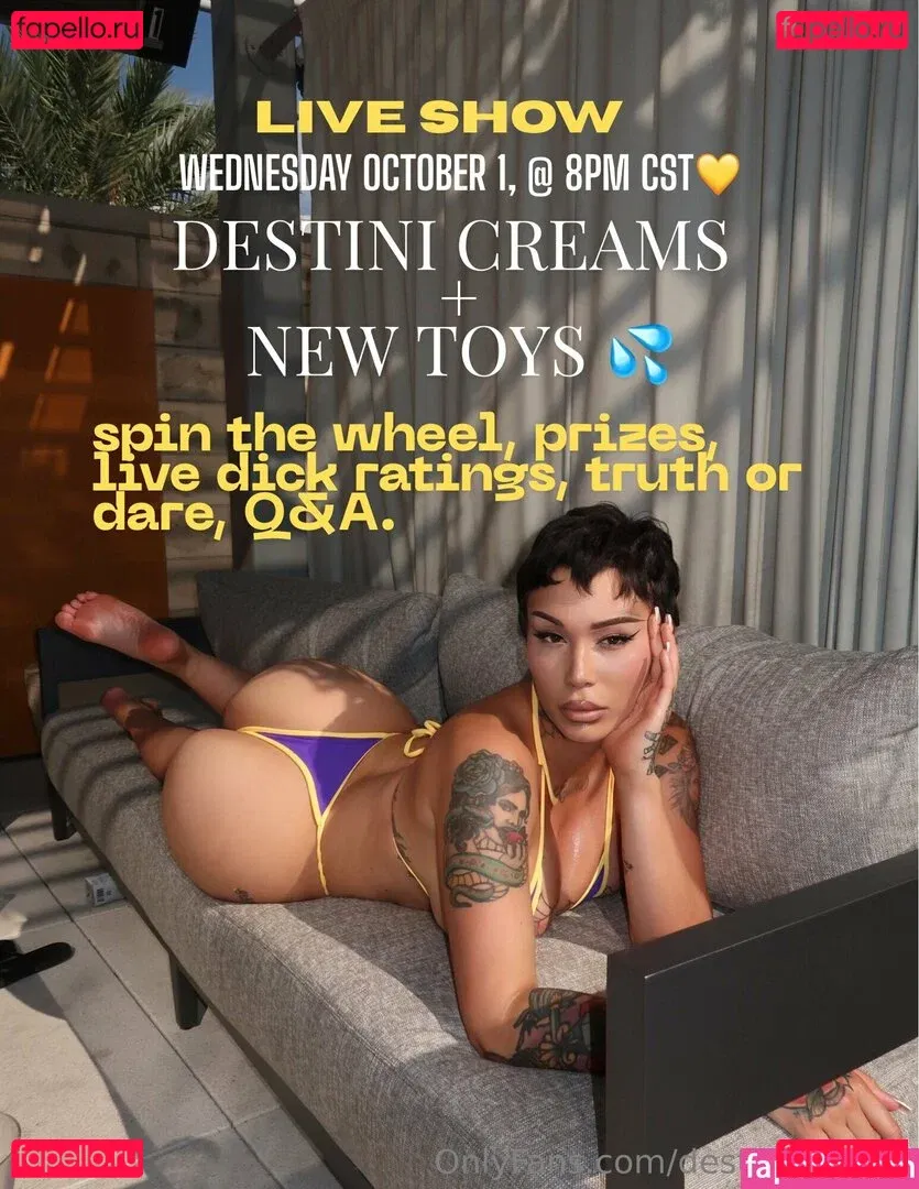 destinicreams Onlyfans Photo Gallery 