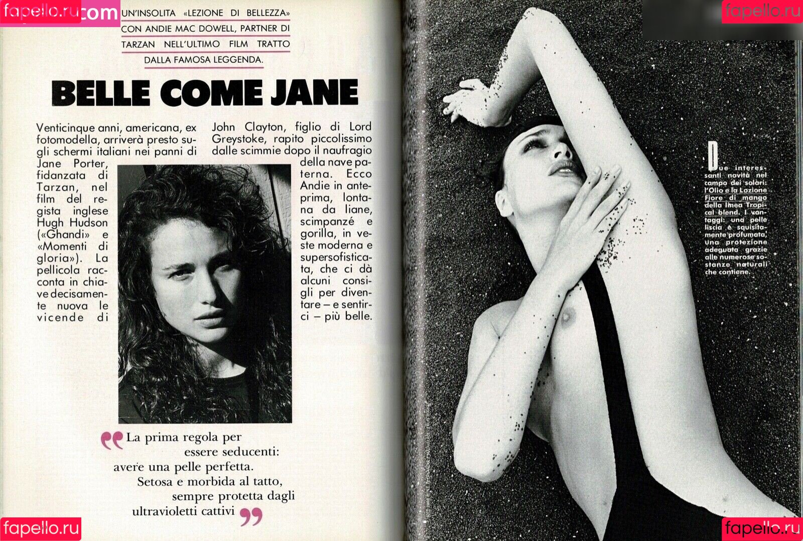 Andie MacDowell Onlyfans Photo Gallery 