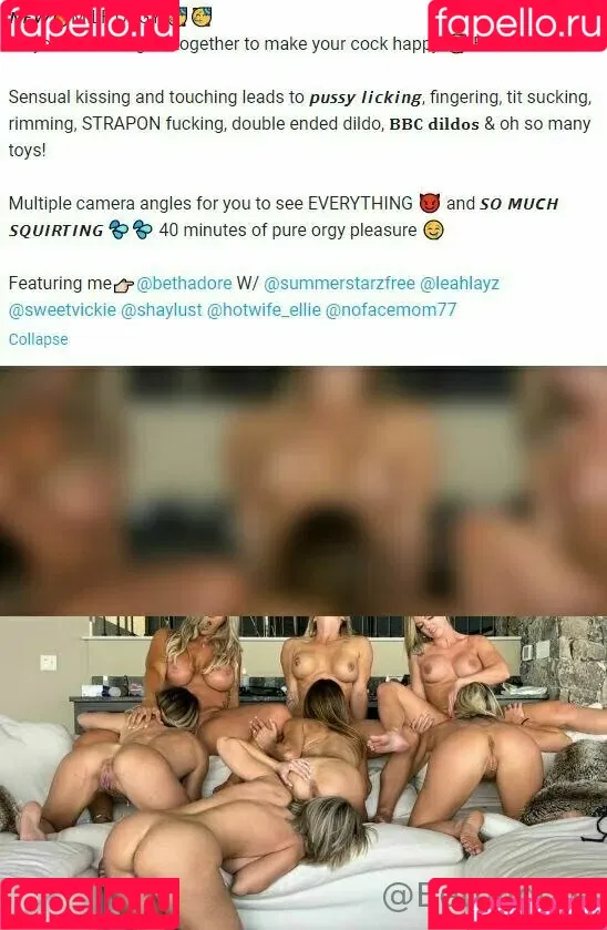 BethAdore Onlyfans Photo Gallery 