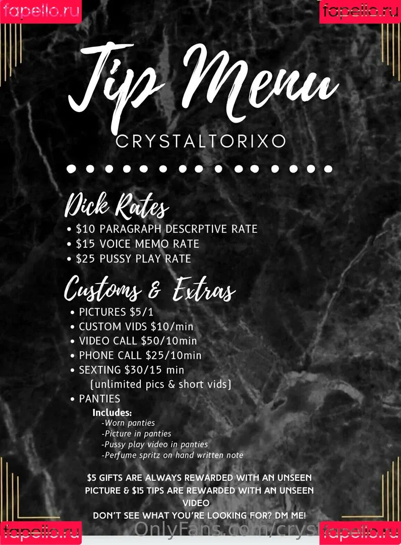 crystaltorixo Onlyfans Photo Gallery 