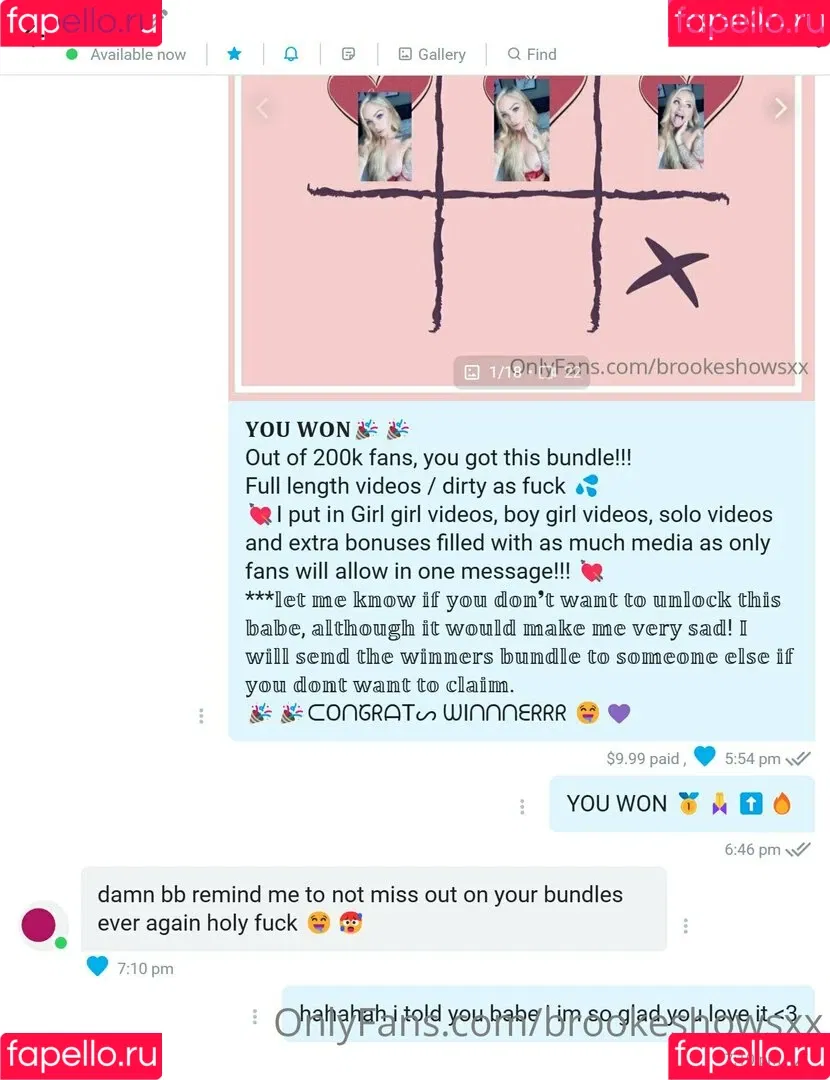 brookeshowsxx Onlyfans Photo Gallery 
