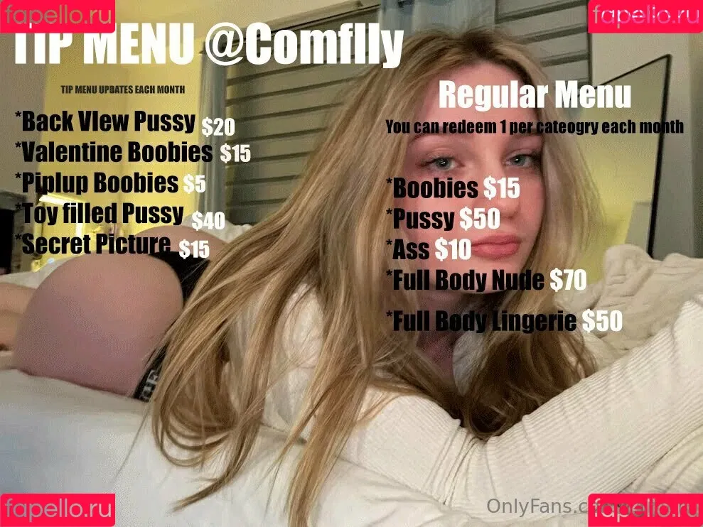 Comflly Onlyfans Photo Gallery 