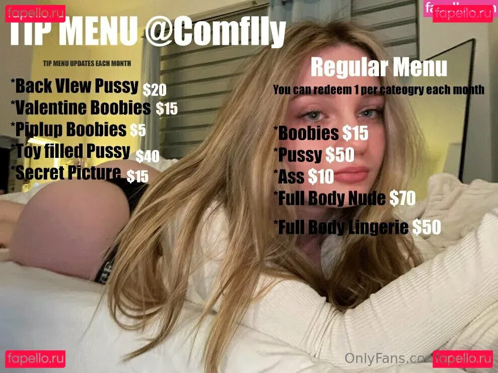 Comflly Onlyfans Photo Gallery 