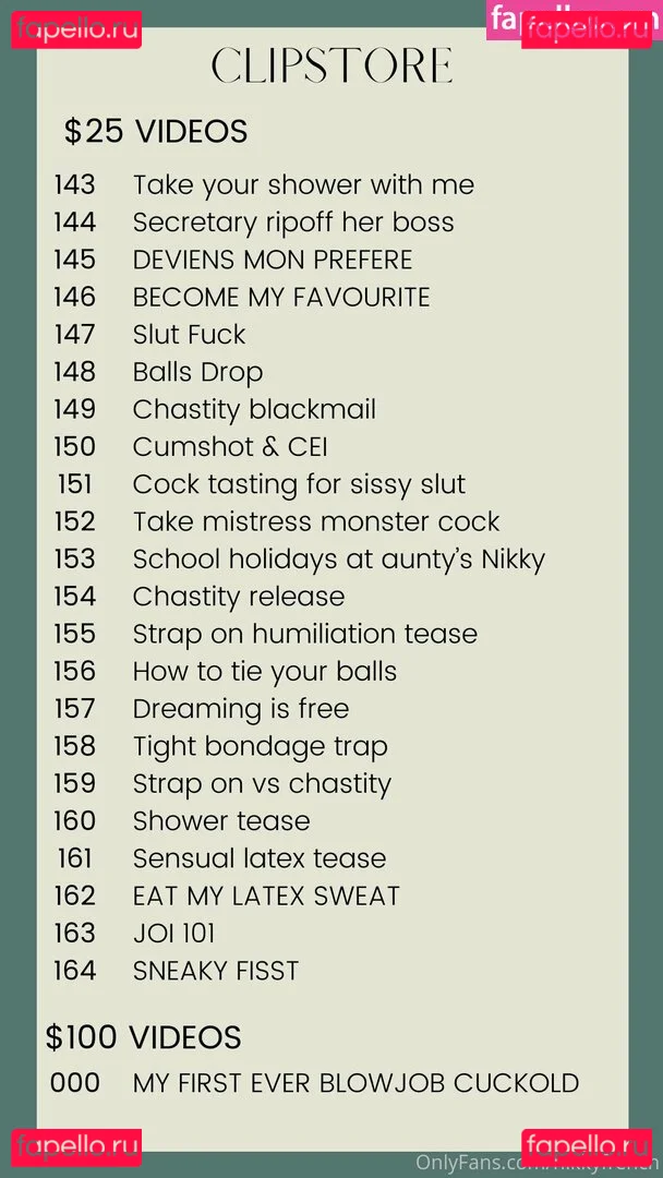 nikkyfrench Onlyfans Photo Gallery 