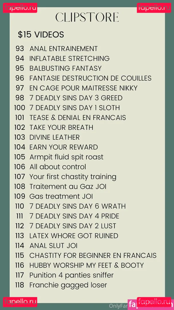 nikkyfrench Onlyfans Photo Gallery 