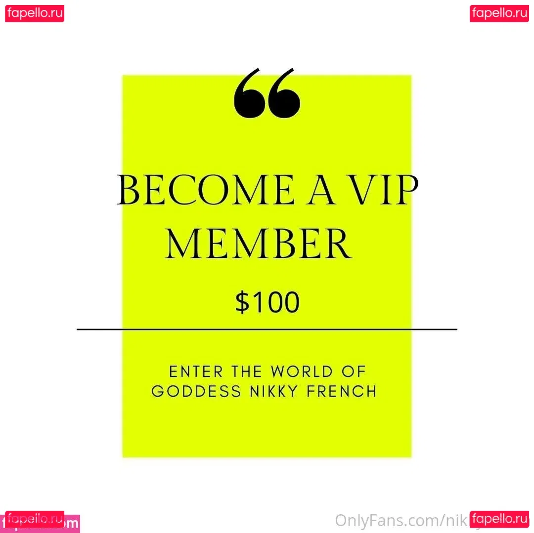 nikkyfrench Onlyfans Photo Gallery 