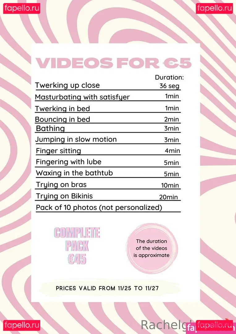 RachelGlvn Onlyfans Photo Gallery 