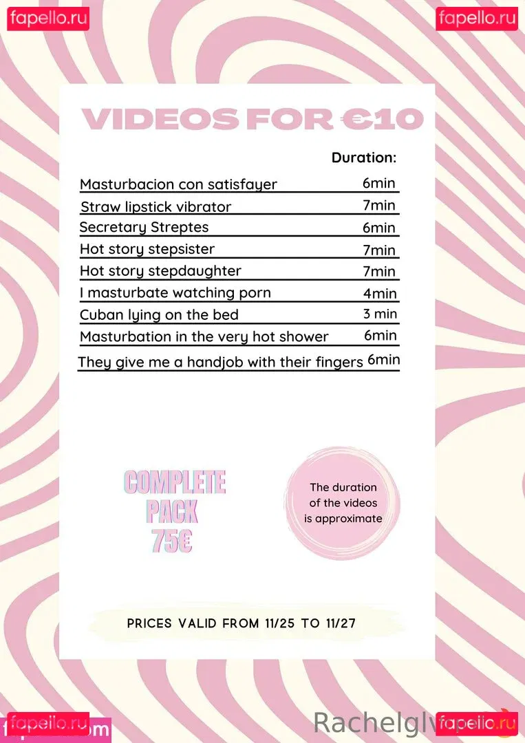 RachelGlvn Onlyfans Photo Gallery 