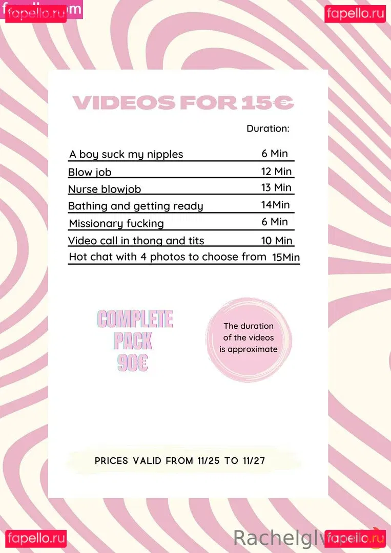 RachelGlvn Onlyfans Photo Gallery 