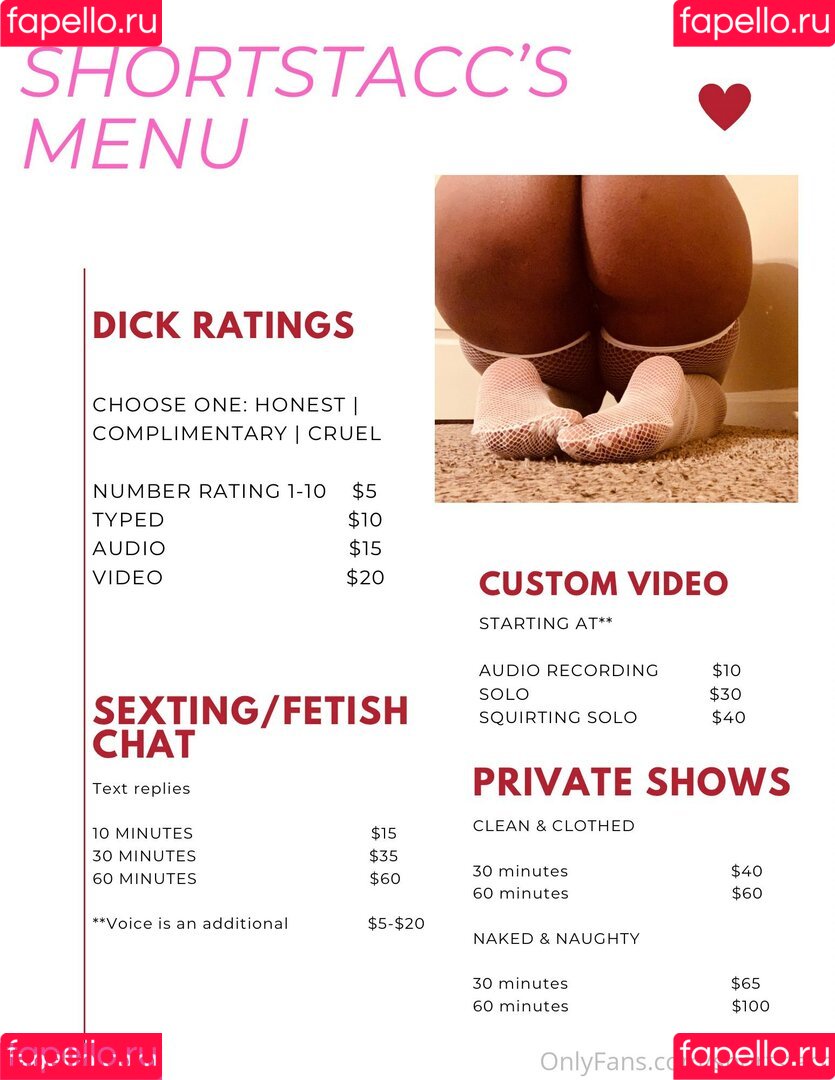 shortstacc Onlyfans Photo Gallery 