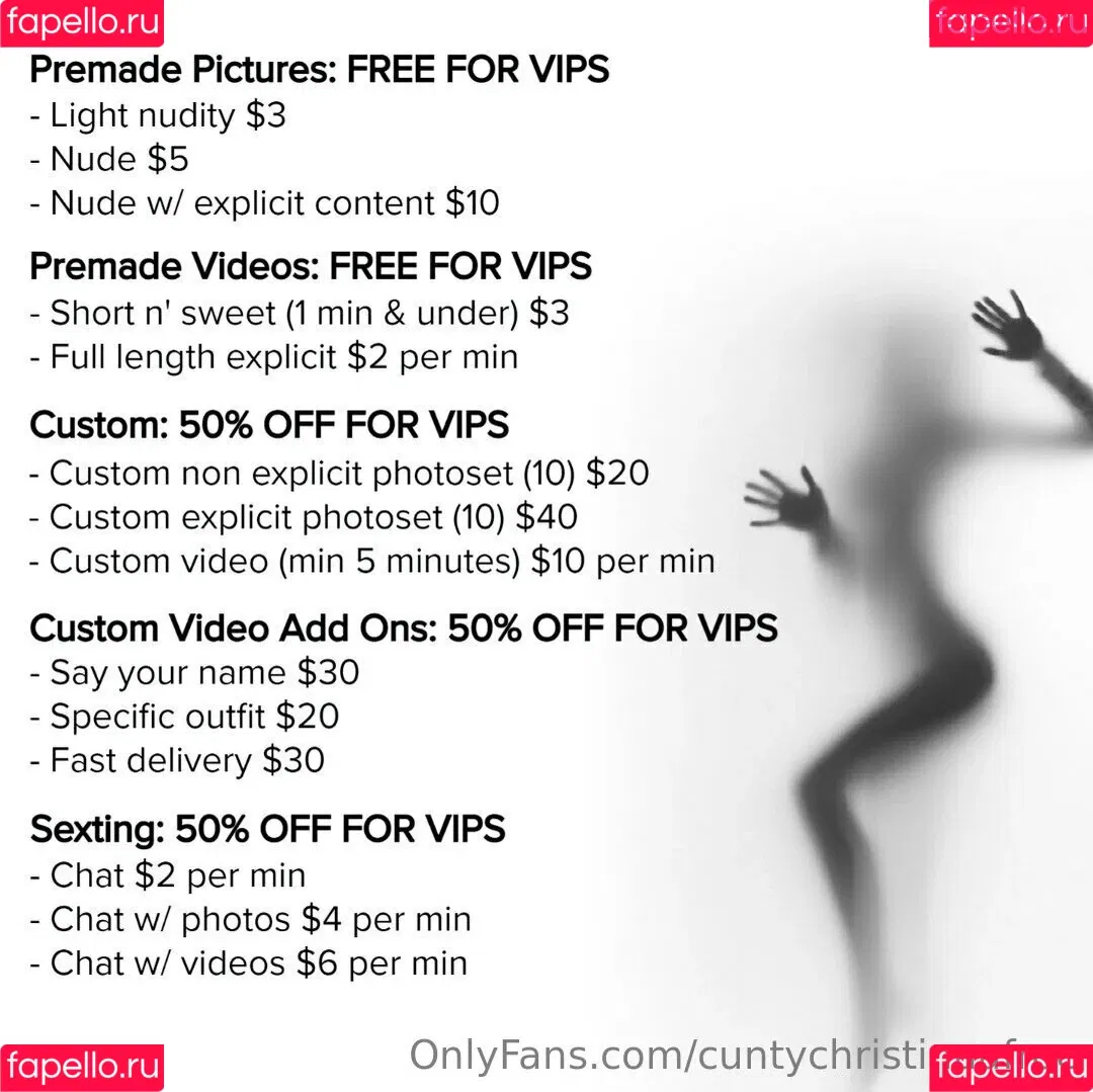 cuntychristinaafree Onlyfans Photo Gallery 