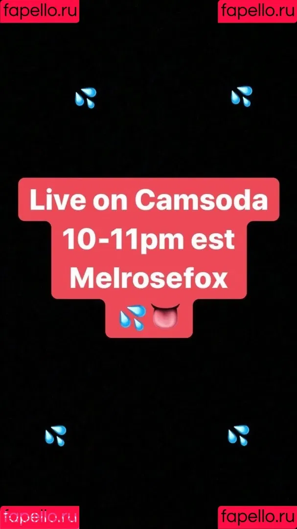Melrosefox Onlyfans Photo Gallery 